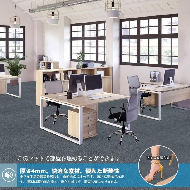 廊下 カーペット 吸着 廊下敷き 80×600cm 厚さ4 mm Bolinker ロングカーペット ズレない 洗える 撥水 おしゃれ 無地 カーペットタイプ_2