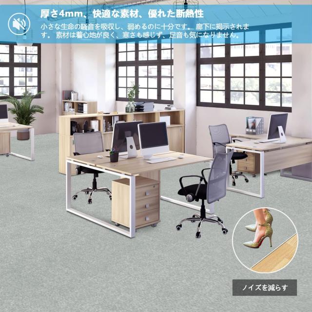 Bolinker ロングカーペット 80×600cm 厚さ4mm ズレない 洗える 撥水 おしゃれ 無地 廊下用 カーペットタイプ TPR 防音 ラグ ペット 置く_2