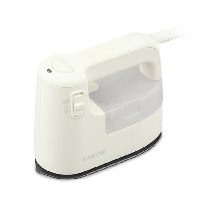 【35秒で起動】 アイリスオーヤマ アイロン スチームアイロン 軽量 衣類スチーマー プレスアイロン IRS-02-W ホワイトの通販は