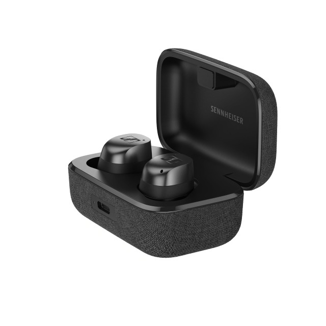 ゼンハイザー Sennheiser ワイヤレスイヤホン MOMENTUM True Wireless 4 ブラックグラファイト 高性能ドライバー 30時間再生 ハイブリッ