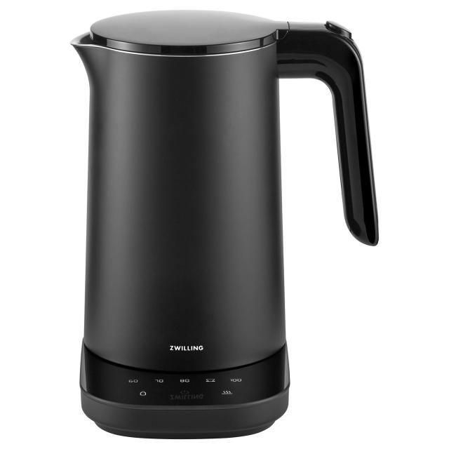 ZWILLING ツヴィリング エンフィニジー 電気ケトル プロ 1L ブラック 電気ポット6段階温度設定 空焚き防止 自動電源OFF コンパクト