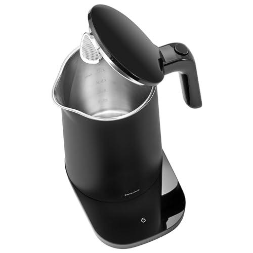 ZWILLING ツヴィリング エンフィニジー 電気ケトル プロ 1L ブラック 電気ポット6段階温度設定 空焚き防止 自動電源OFF コンパクト_1