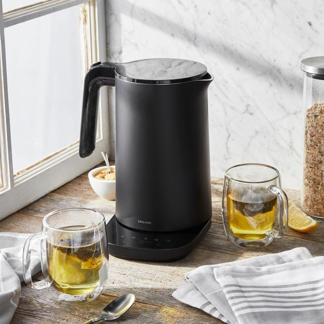 ZWILLING ツヴィリング エンフィニジー 電気ケトル プロ 1L ブラック 電気ポット6段階温度設定 空焚き防止 自動電源OFF コンパクト_8