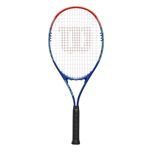 【.co.jp 限定】Wilson(ウイルソン) 硬式 テニスラケット ガット張り上げ済 インパクト グリップサイズ2 レッド×ネイビー WR147の通販は