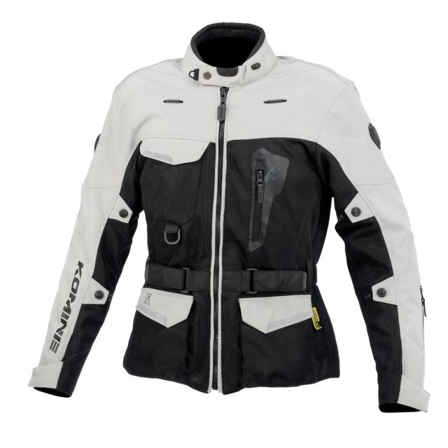 KOMINE バイク用ジャケット 07-172 メンズ ライトグレー 2XL