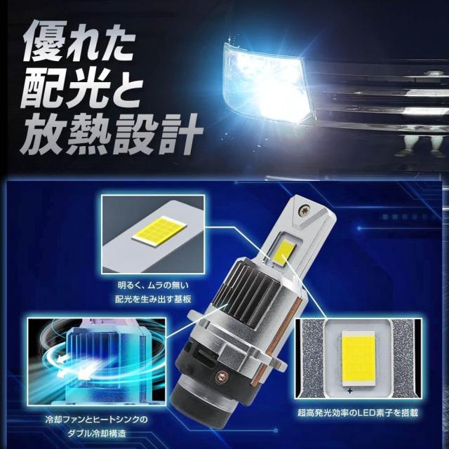 スフィアライト(Spherelight) LEDヘッドライト D4S 6000K 8600lm