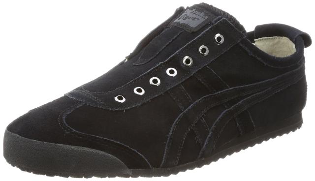 オニツカタイガー スニーカー MEXICO 66 SLIP 1 ブラック/ブラック 24.5 cm