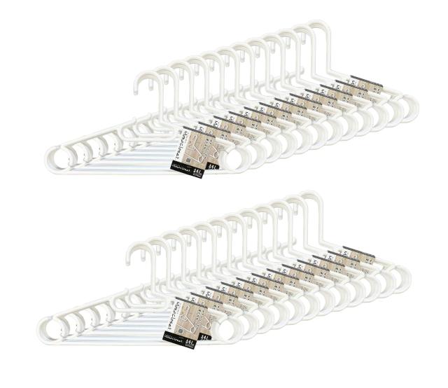 シンコハンガー(Shinkohanger) シャツハンガースマート幅41？ 厚み8？ 衣類ハンガー スリム かたくずれ防止 おしゃれ シャツ キャミソー