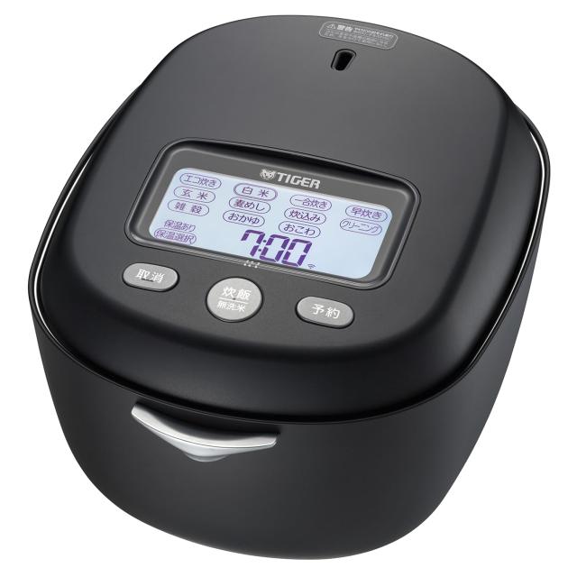 タイガー魔法瓶(TIGER) 炊飯器 5.5合 土鍋圧力IH式 最上位モデル 日本製 土鍋ご泡火炊き 環境配慮パッケージ ブラック JRX-G100Kの通販は 102,094円