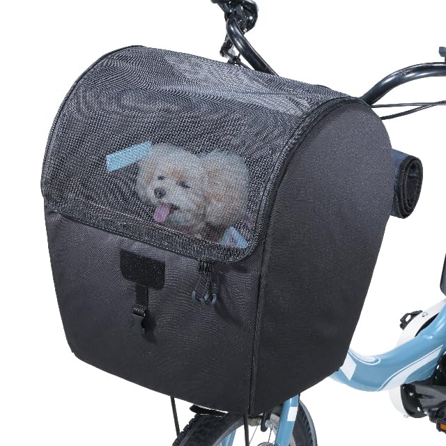 川住製作所 (Kawasumi Seisakusyo) ペットインバスケットカバー 前カゴ カーキ 幅425×奥行355×高さ450mm 259-02002/KPET-100KH