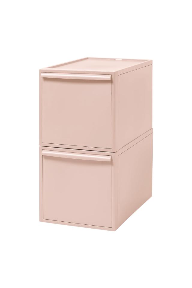 ライクイット (like-it) 収納ボックス クローゼットシステム 引出し (L) 2個組 ピンク CS-D3 2P 奥行き52cm 衣装ケース 衣類収納 届いて