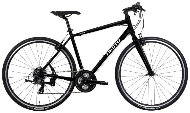 【完全組立配送】700×32C バカンゼ1-F 外装21段 6061アルミフレーム Vブレーキ 500ｍｍ マットブラック