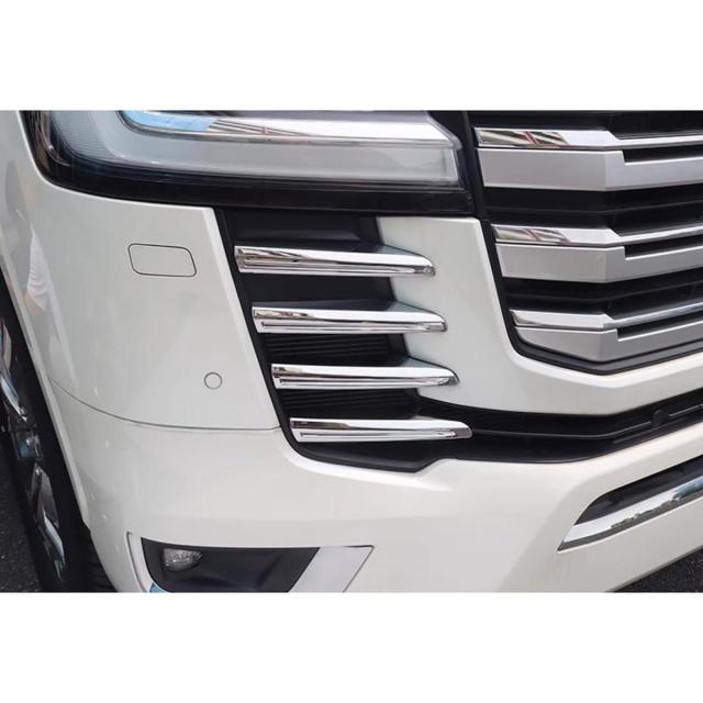 RUIQ トヨタ 新型 ランドクルーザー 300系 ZX/GRスポーツ 専用 外装 フロントグリル ガーニッシュ カスタム パーツ TOYOTA LANDCRUISER 3の通販は