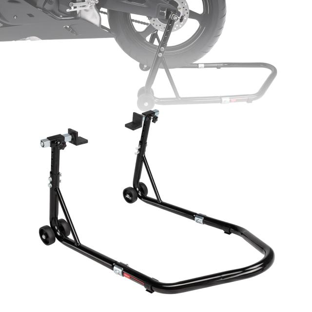 Donext バイクスタンド メンテナンススタンド バイク用 高さ5段階調整 耐荷重320kg L型 アジャスタブル ブラック