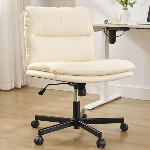 Okeysen デスクチェア あぐら ソファチェア オフ ィス 座面広い キャスター付き 肘掛けなし パソコンチェア 椅子 ワイド ホーム オフ ィス の通販は