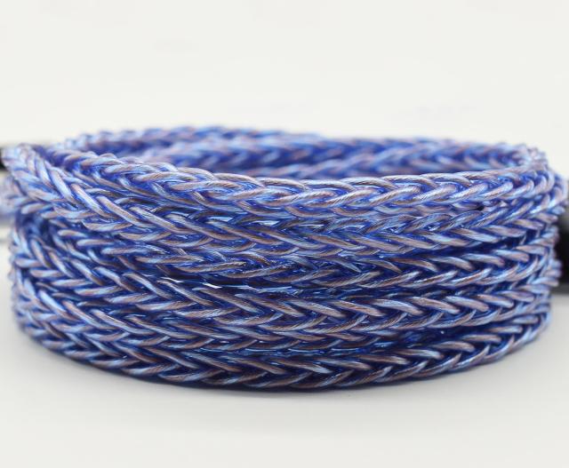 JSHiFi-Storm】MMCX4.4mmリケーブル 単結晶銅+銀メッキ 4.4mmイヤホン 