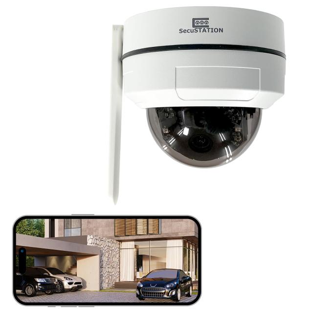 SecuSTATION【Alexa対応】 SC-DE55(A) 防犯 監視カメラ パンチルト
