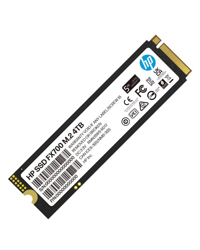 HP FX700 4TB SSD NVMe2.0 M.2 Type 2280 PCIe Gen4×4 最大読込：7200MB/s (R:7200MB/s、W:6200MB/s) 内蔵SSD 高耐久 PS5動作確認済み の通販は