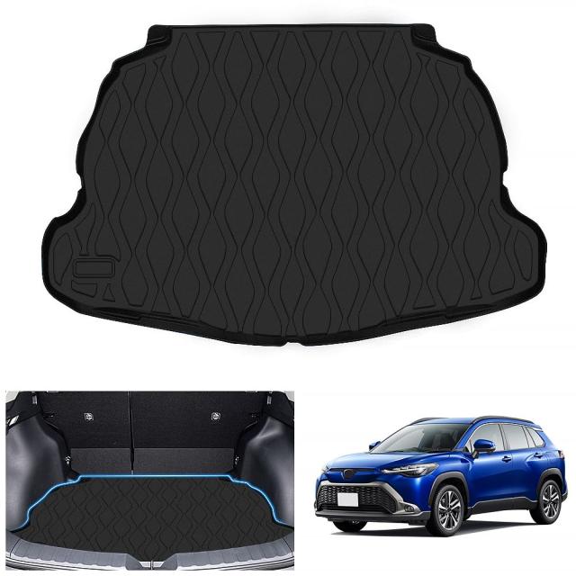 新型 カローラクロス 10系 専用 ラゲッジマット corolla cross 2WD 車種専用設計 3D トランクマット TPE素材 カーゴマット TPE素材 防水 の通販は