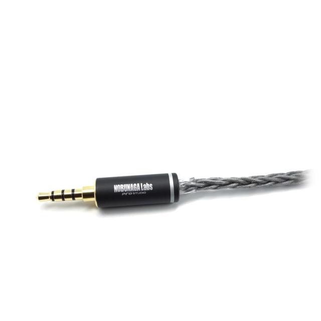NOBUNAGA Labs 景虎 (かげとら)【4.4mm5極バランス/3.5mm4極バランス】片出しヘッドホンケーブル NLC-KTR