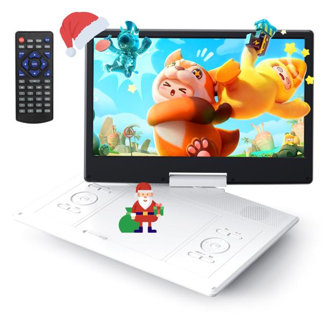 Surfola ポータブルD V Dプレーヤー 15.5型 14.1インチのHD液晶画面搭載、デュアル高品質アンプ内蔵で な再生可能、4〜6時間の長時間再生対 Surfola ポータブルD V Dプレーヤー 15.5型 14.1インチのHD液晶画面