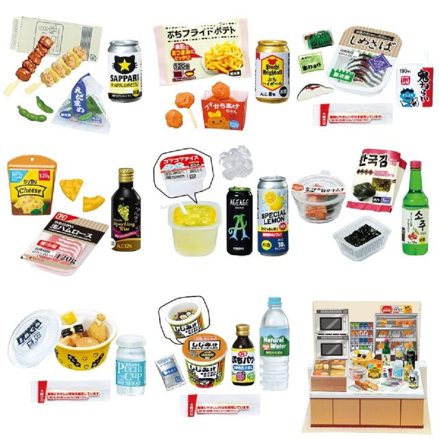 リーメント ぷちサンプルLight コンビニで晩酌 1BOX 約H80×W70×D40mm PVC、ABS製