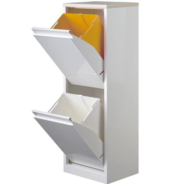 ダストボックス 2分別 YY-WSB-32 ホワイトの通販は 23,856円