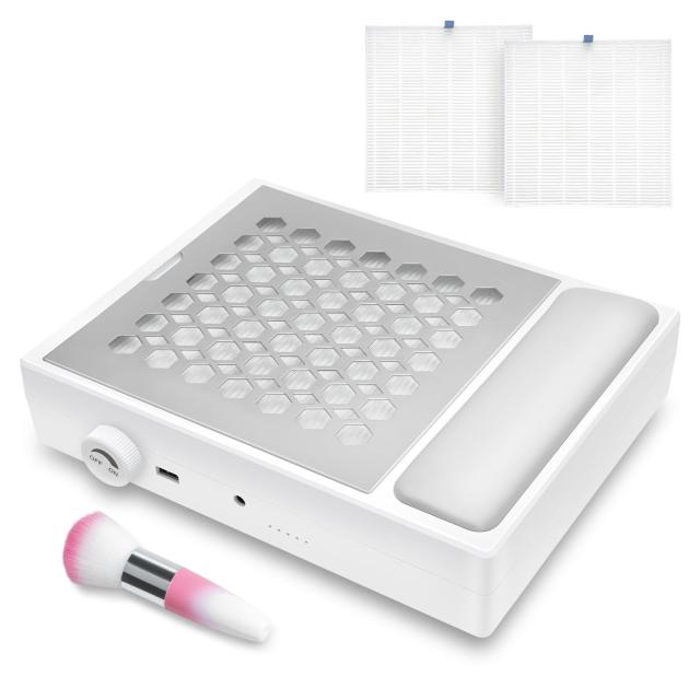 Madenia ネイル集塵機 ネイルコネクター 強力 ネイルダスト - ネイル 集塵機 ネイルダストクリーナー ネイルダストコレクター 強力吸引