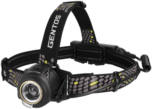 GENTOS(ジェントス) LED ヘッドライト USB充電式 【明るさ510ルーメン/実用点灯6時間/後部認識灯】 専用充電池使用 リバティ LY-186R