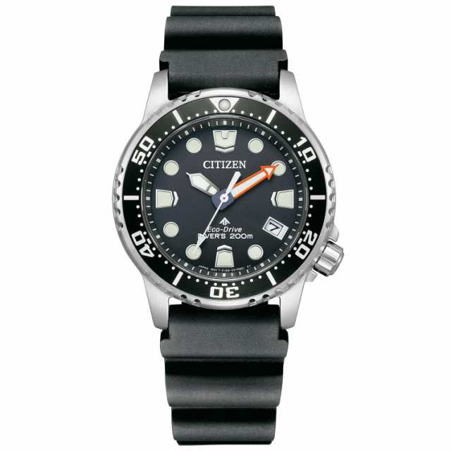 [Citizen] 腕時計 プロマスター 光発電エコ・ドライブ ダイバー200m 防水 ブラック 黒 ボーイズサイズ メンズ EO2020-08Eの通販は