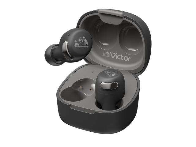 JVCケンウッド Victor HA-A30T2-B ワイヤレスイヤホン Bluetooth Ver.5.3 ノイズキャンセリング アプリ対応 マルチポイント 合計27時間再の通販は