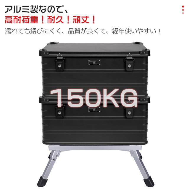 Tappros 踏み台 ステップ 折り畳み アルミ 天板480MMX300MM 持ち手付き 軽量 コンパクト 耐荷重150KG 耐久 頑丈 滑り止め 安定 収納便利_3