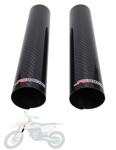 JFG バイク フロント フォークガード フォークカバー 160mm カーボン製 汎用 内径調整可能 左右セット 防塵 プロテクター ドレスアップ の通販は 5,988円
