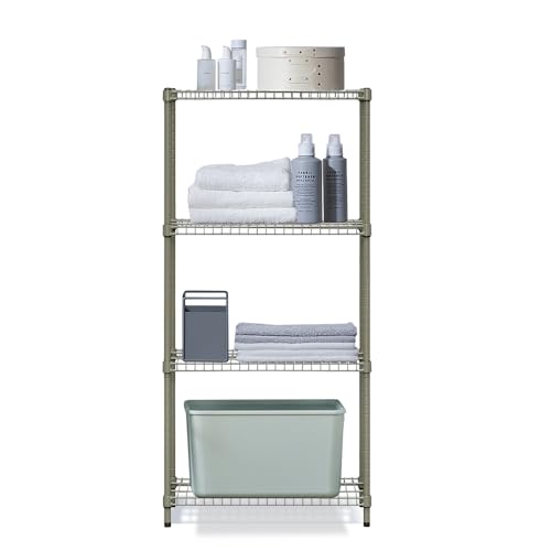 アイリスオーヤマ カラースチールシェルフ スチールラック 幅59 収納ラック 4段 収納棚 本棚 ラック オープンラック メタルラック メタルの通販は 5,335円