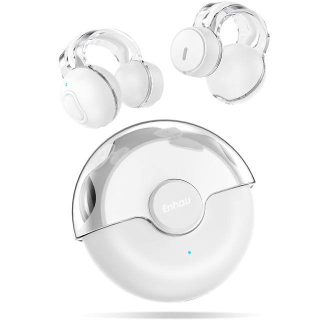 2024改良型 イヤーカフイヤホン】イヤーカフ型 空気伝導 耳を塞がない