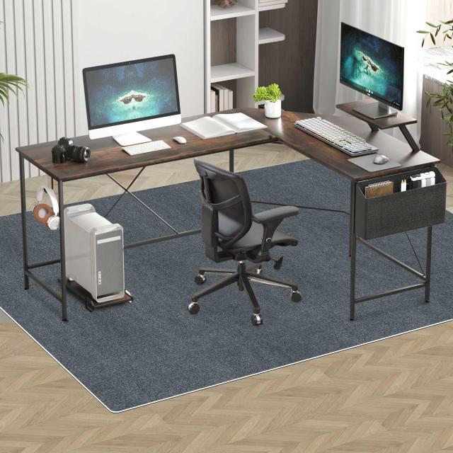 【 限定ブランド】チェアマット YIDIHO いすマット 180×140cm 厚さ4mm 滑り止め 床保護マット フロアマット クッション 防音 TPR 6,540円