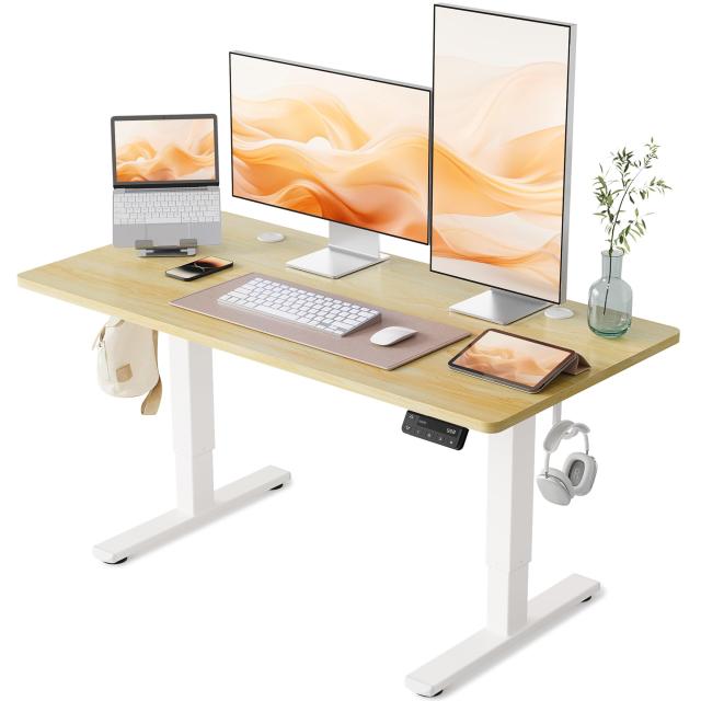 YIHAYO ローデスク 高さ46-72cm 昇降デスク 幅120cm 奥行き60cm 電動 ゲーミングデスク 昇降式デスク 高さメモリー機能 上下昇降デスク 20,211円