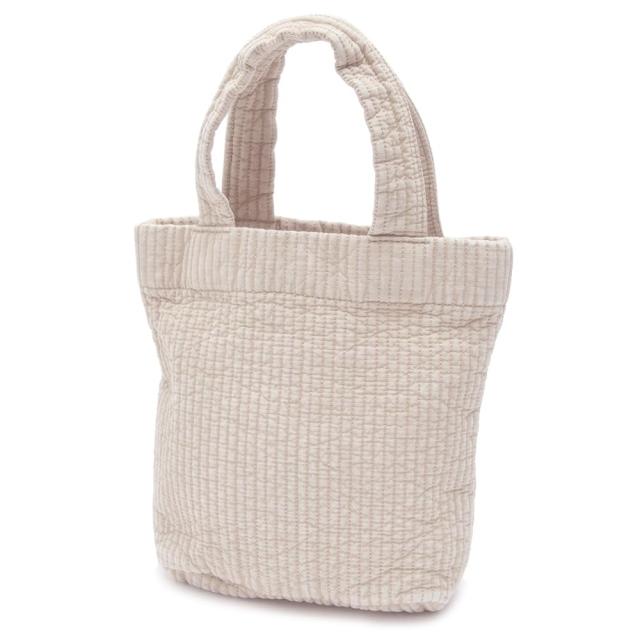 [リネーム] 大容量 肩掛け トートバッグ ヌビバッグ 韓国キルティング レディース イブル 肩掛けバッグ カフェベージュ(M)