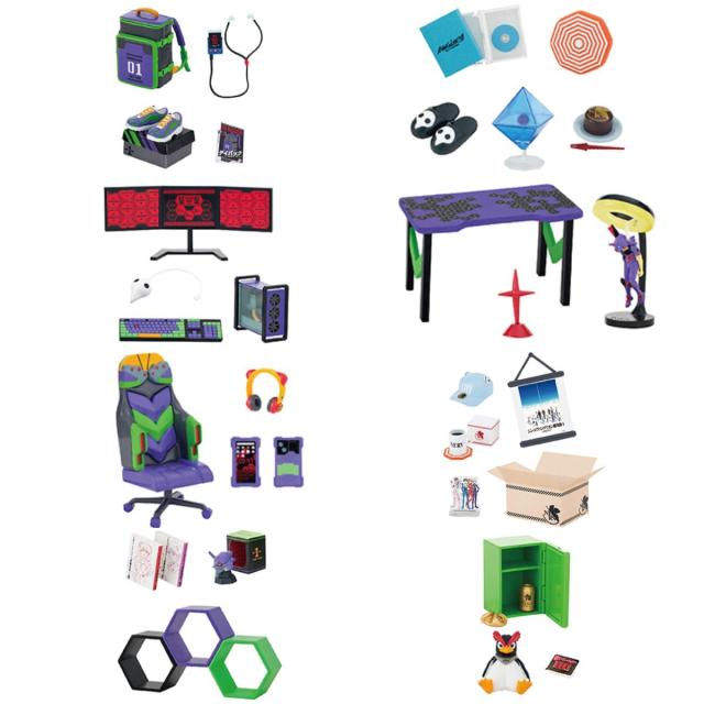 リーメント EVANGELION ROOM 1BOX 約H115×W70×D60mm PVC、ABS製
