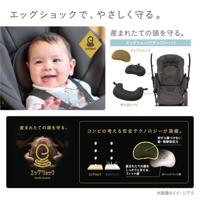 24年8月発売】 コンビ A型(両対面)ベビーカー スゴカル エッグショック