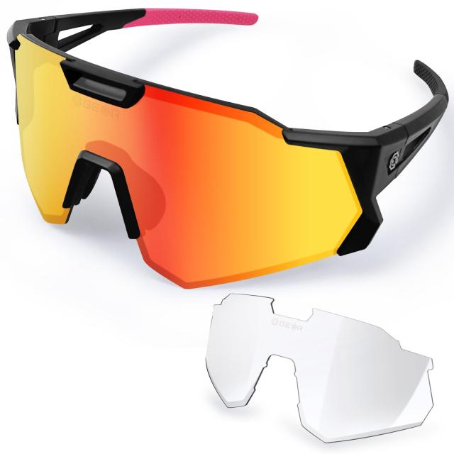 (ギアトル) 偏光サングラス ソラーレ 驚きの視界と快適性 調光レンズセット UVカット ロードバイク 自転車 クロスバイク スポーツサング