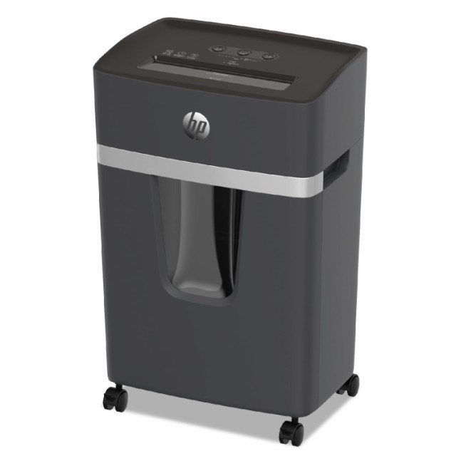 HP電動シュレッダー 業務用 家庭用(20L / 2-5人用) 静音 コンパクト / 細断サイズ4x35？クロスカット 大量18枚同時細断 / リモートワークの通販は