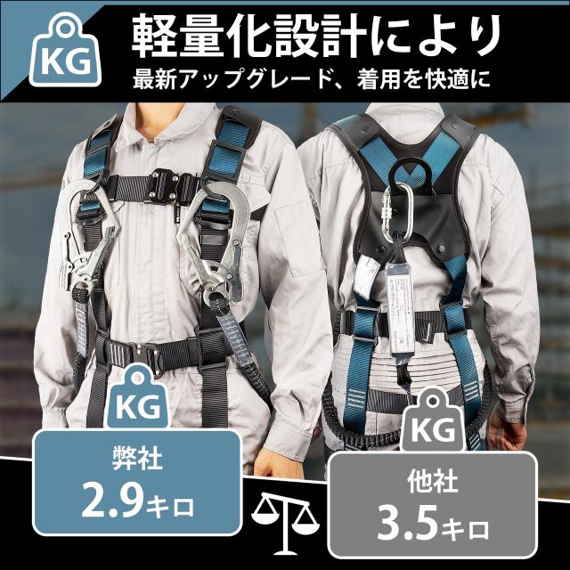 専用 フルセット TT TRSMIMA フルハーネス安全帯 新規格 セット - ハーネス安全帯