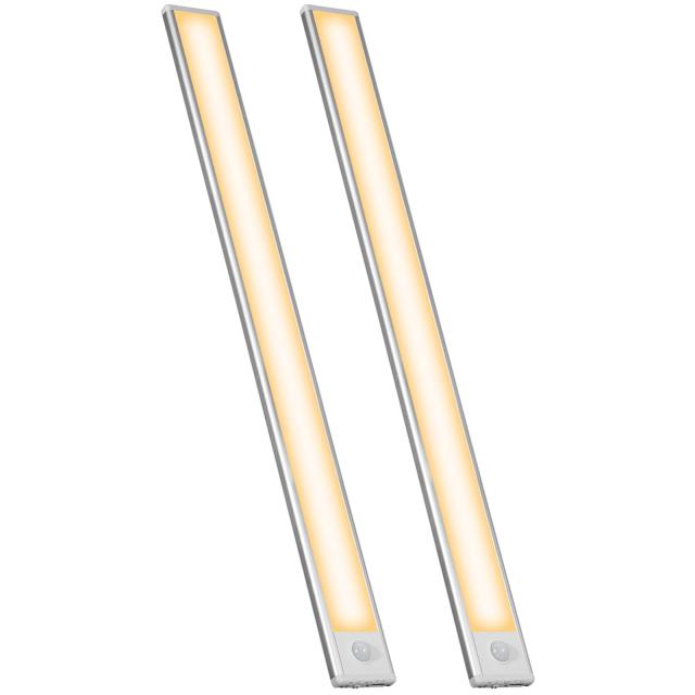 センサー付き充電式LEDライト、キャビネット/階段/廊下用、フットライト/バーライト 明暗センサー/人感センサー搭載、Type-C充電式、マグの通販は 6,199円