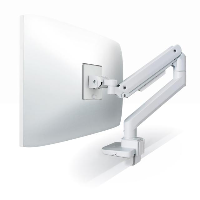 エレコム モニターアーム 17~49インチ対応 耐荷重20kg ガ ススプリング式 VESA ワイドモニター対応 ホワイト DPA-SS11WHの通販は