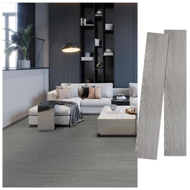 CELAVY フロアタイル 接着剤不要 木目調 フローリングシート 置くだけ フロア シール 貼るだけ 木目フロアタイル 36枚入り 約3畳 厚手1.5