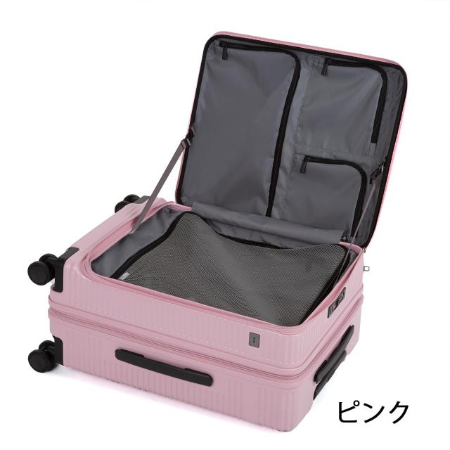 ACE エーストーキョー スーツケース 大型 大容量 ｌサイズ 5泊6日 6泊7日 68L/77L フロントオープン 容量拡張機能 キャスターストッパ_5