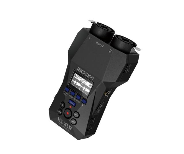 ZOOM ズーム H1 XLR ハンディレコーダー ブラック 黒 外部入力に特化した XLR/TRSフォーン/ステレオミニ端子搭載 32bitフロート録音対応2_1