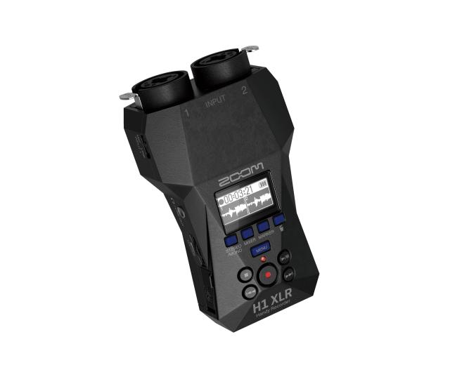 ZOOM ズーム H1 XLR ハンディレコーダー ブラック 黒 外部入力に特化した XLR/TRSフォーン/ステレオミニ端子搭載 32bitフロート録音対応2_2