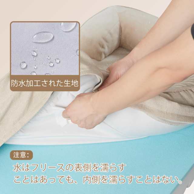 EHEYCIGA 犬 ベッド 冬 ペットベッド 防水 猫 ベッド 洗える 犬用 クッション 高反発 取り外せるカバー 滑り止め オールシーズン 中型犬 の通販は